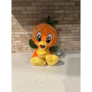 BNWT Disney Parks Orange Bird Big Feet 10" Orange Scented Plush‎ Toy b28